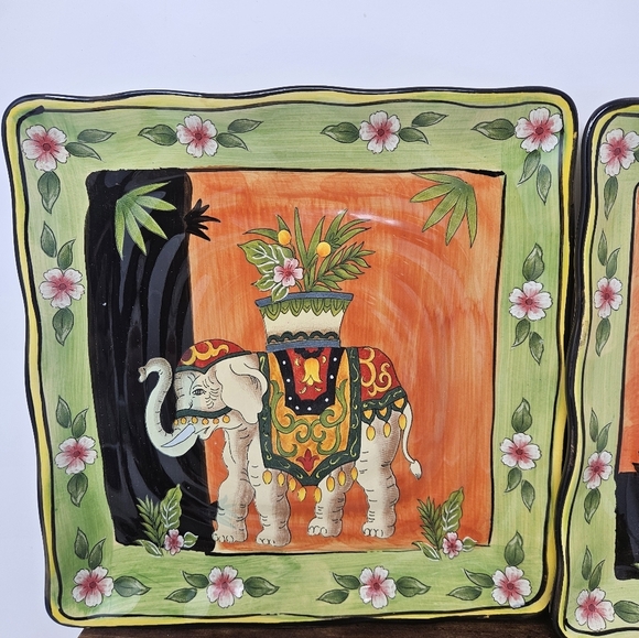 New West Indies 2 Elephant plates - Picture 3 of 6